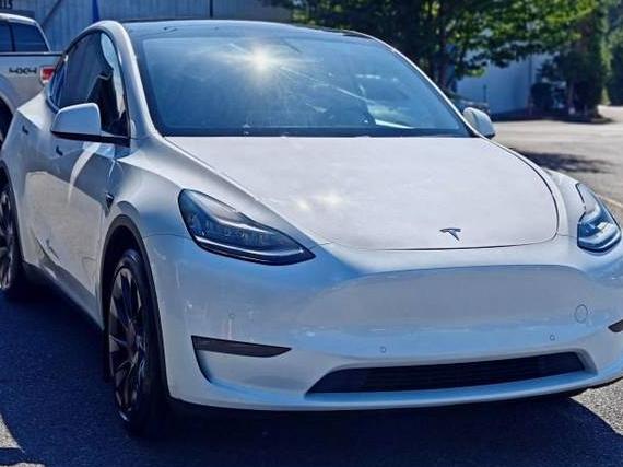 TESLA MODEL Y 2020 5YJYGDEF1LF004258 image